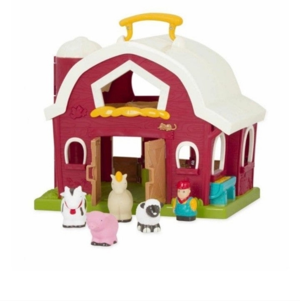 Battat Big Red Barn + Figures sealed with plasctic
